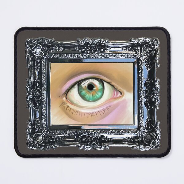 Item preview, Hazel Eyeball Eye Digital Framed Illustration designed and sold by WhatWhatDesigns.