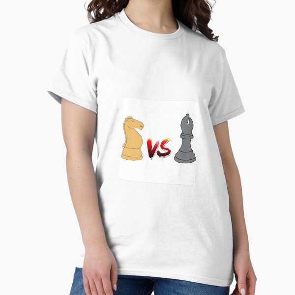Knight vs Bishop Endgame Classic T-Shirt