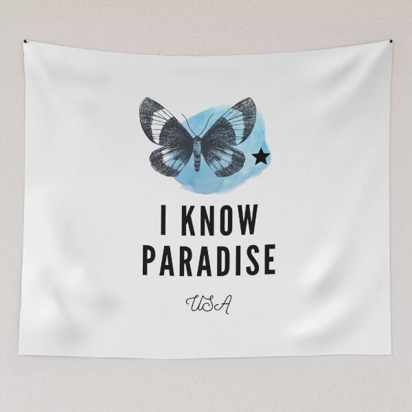 Item preview, I KNOW PARADISE USA  T-Shirt designed and sold by IshanArt.