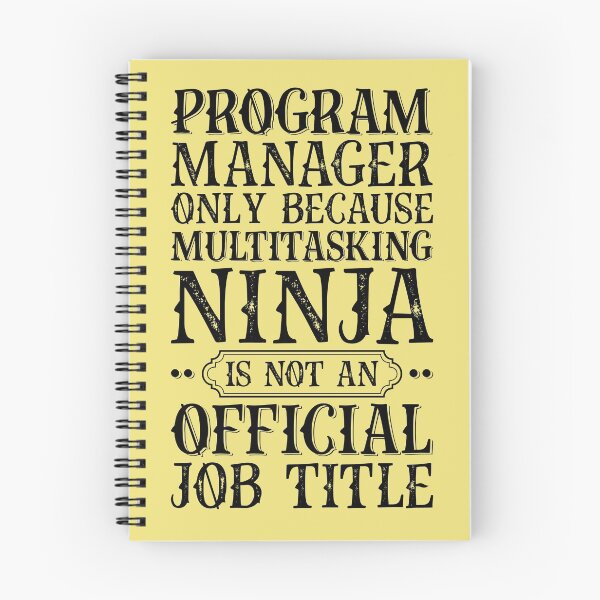 Item preview, Program Manager - Only Because Multitasking Job Title designed and sold by kamrankhan.
