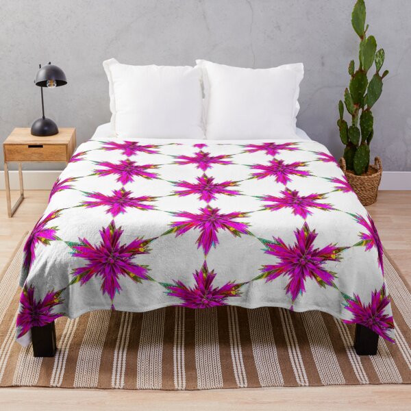 Item preview, Snowflakes Star Hot-Pink flower by Iritof designed and sold by iritof.