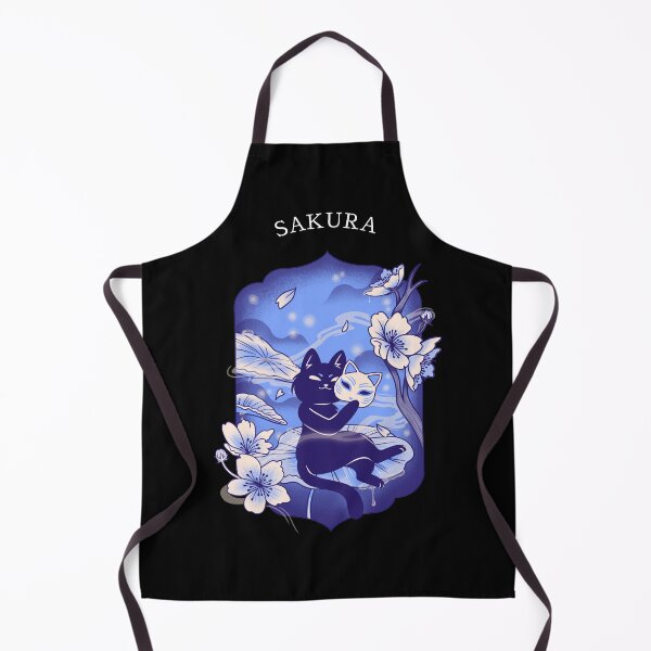 Item preview, Cat Sakura Blossom Blue designed and sold by narilex.