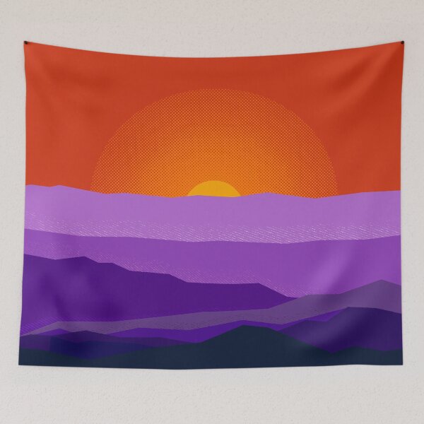 Item preview, Purple Mountains Sunrise designed and sold by roboticaldad.