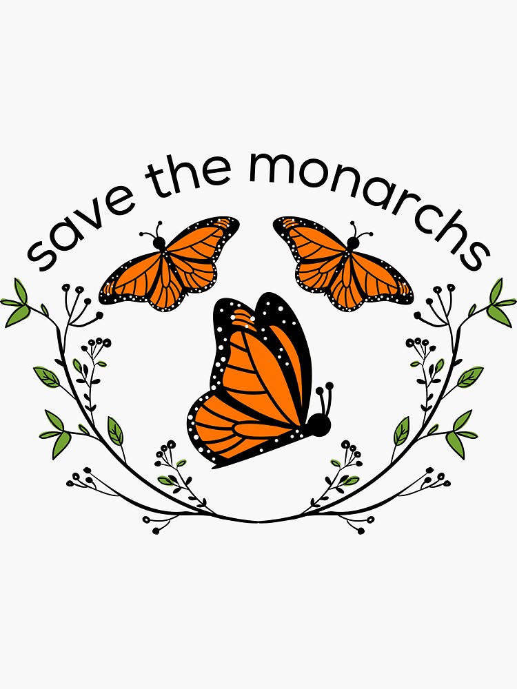 The Monarch Butterfly Sticker