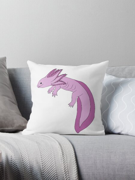 Vista previa del artículo con la obra «axolotl rosa», diseñado y vendido por OliveSpaceGoat.