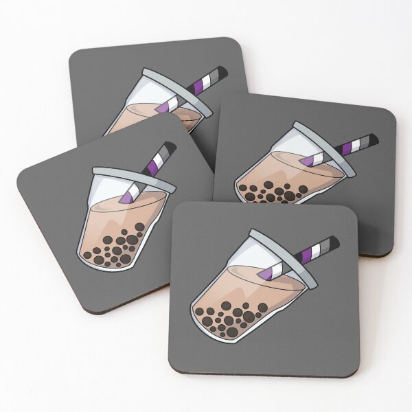 Item preview, Let’s Get Boba Tea (Ace pride) designed and sold by Little Beetle Works.