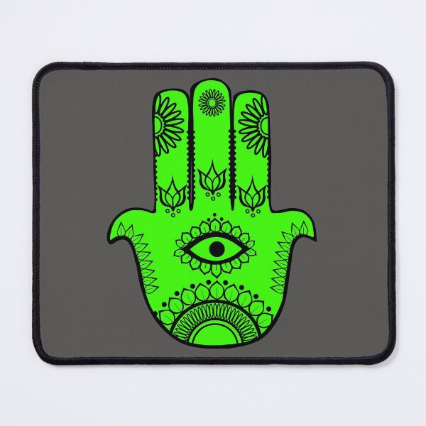 Item preview, Hamsa hand - green designed and sold by ntreee.