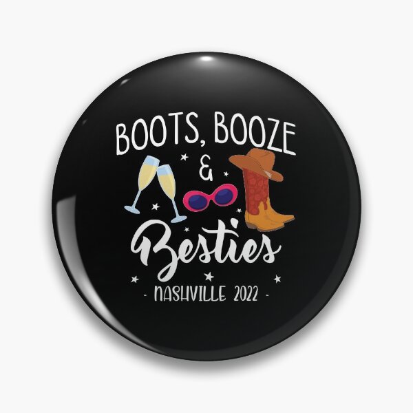 Artikelvorschau, Boots Booze Besties Bachelorette Nashville Girls Trip 2022 Grafik entworfen und verkauft von jakehughes2015.