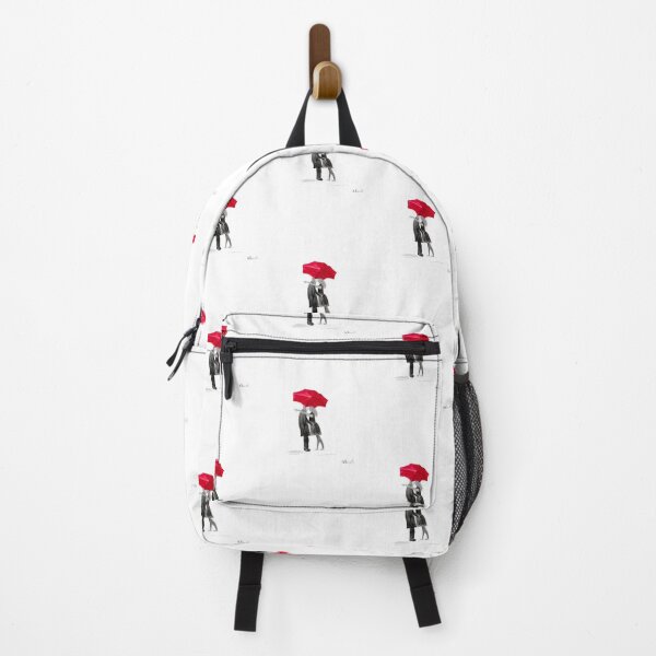 Item preview, Red umbrella lovers couple designed and sold by Monika Howarth.