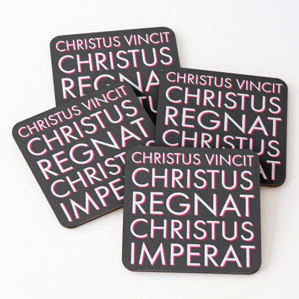 Item preview, Christus Vincit, Christus Regnat, Christus Imperat, Latin Catholic Hymn designed and sold by MaryKunzGoldman.
