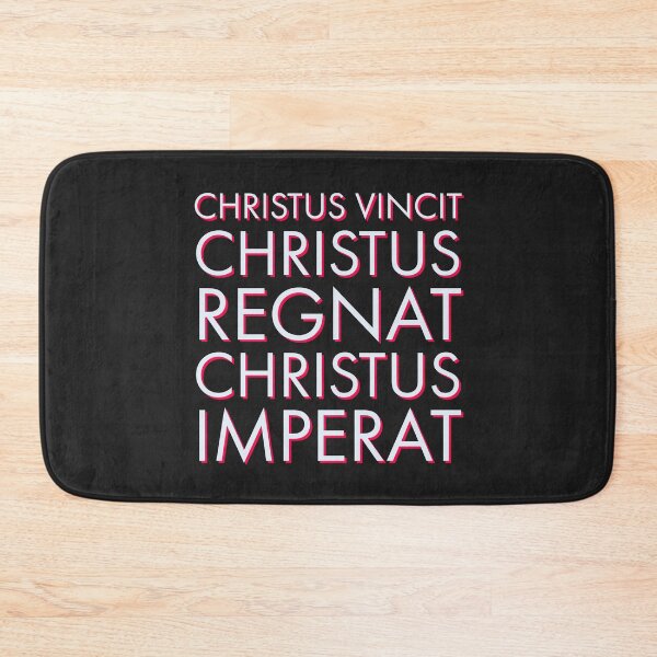 Item preview, Christus Vincit, Christus Regnat, Christus Imperat, Latin Catholic Hymn designed and sold by MaryKunzGoldman.