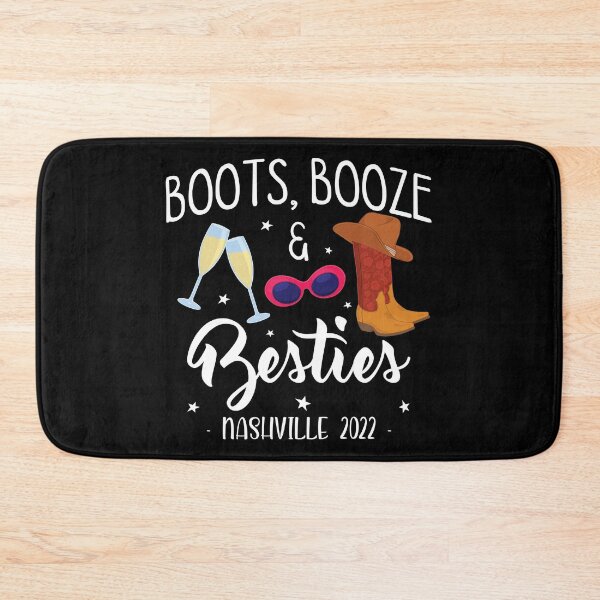 Item preview, Boots Booze Besties Bachelorette Nashville Girls Trip 2022 graphic designed and sold by jakehughes2015.