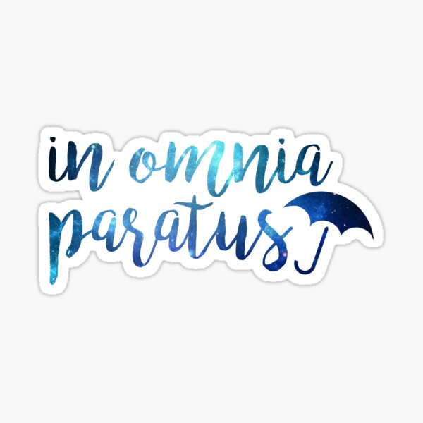 In Omnia Paratus Stickers Redbubble