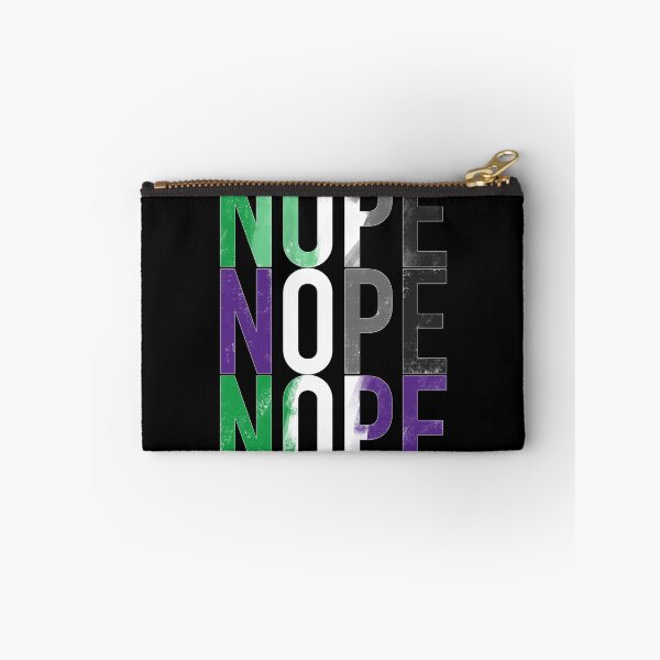 Item preview, NOPE Aro Ace Genderqueer designed and sold by Amy's Not Dead Yet.