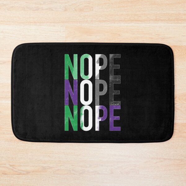 Item preview, NOPE Aro Ace Genderqueer designed and sold by Amy's Not Dead Yet.