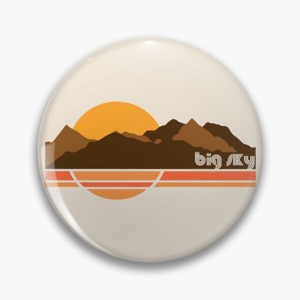 Item preview, Retro Big Sky Montana 70s Style Tourist Souvenir designed and sold by ourkid.