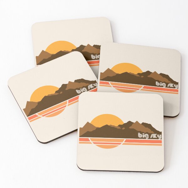 Item preview, Retro Big Sky Montana 70s Style Tourist Souvenir designed and sold by ourkid.