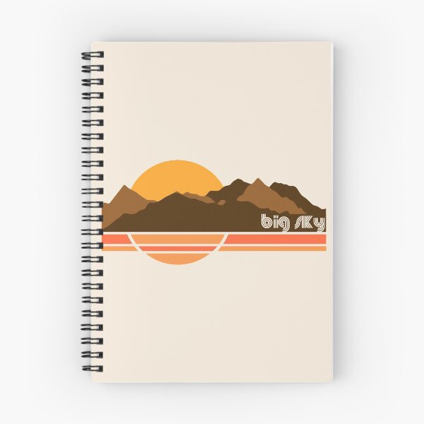Item preview, Retro Big Sky Montana 70s Style Tourist Souvenir designed and sold by ourkid.