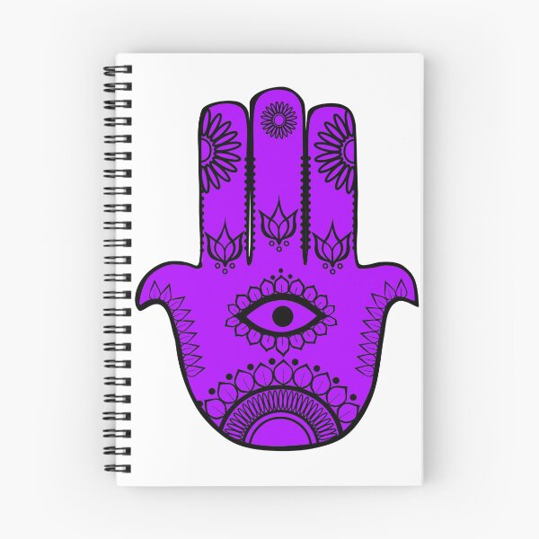 Item preview, Hamsa hand - purple designed and sold by ntreee.