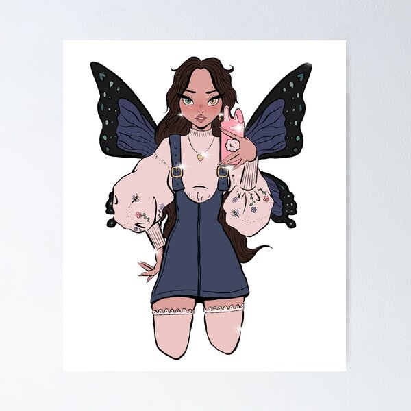 Blue Bunny Fairy Poster for Sale by tulipicetea