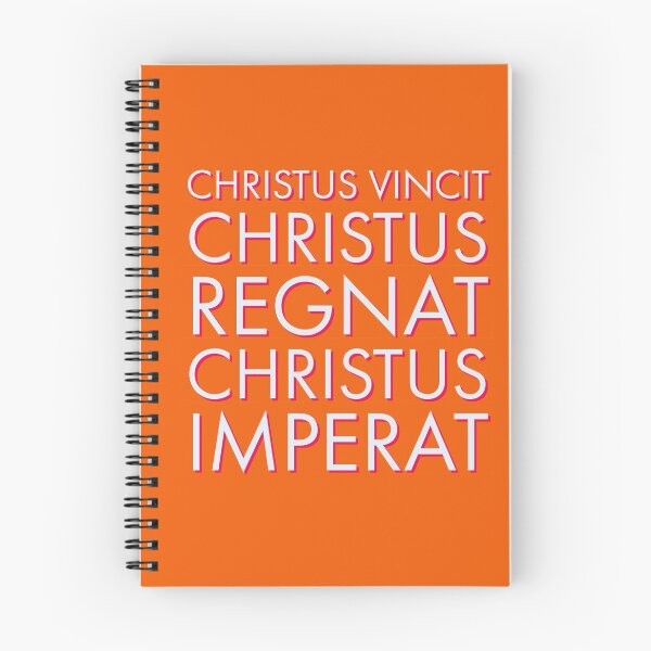 Artikelvorschau, Christus Vincit, Christus Regnat, Christus Imperat, lateinisch-katholische Hymne entworfen und verkauft von MaryKunzGoldman.