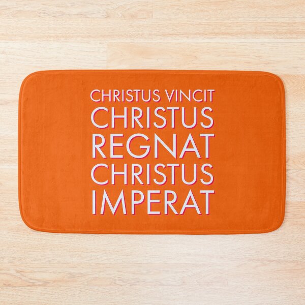 Item preview, Christus Vincit, Christus Regnat, Christus Imperat, Latin Catholic Hymn designed and sold by MaryKunzGoldman.