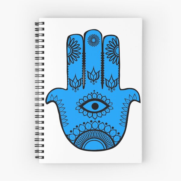 Item preview, Hamsa hand - blue designed and sold by ntreee.