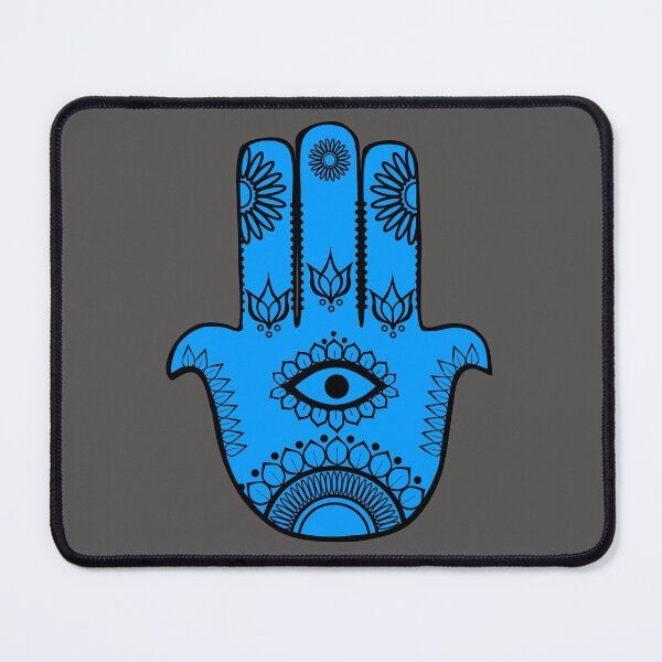 Item preview, Hamsa hand - blue designed and sold by ntreee.