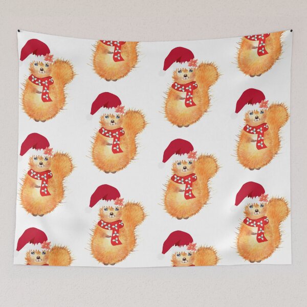 Artikelvorschau, Dummes Eichhörnchen mit Weihnachtsmütze, Geschenke für Teenager, Weihnachtsgeschenk, Geschenk für Teenager, Tanzgeschenke für Mädchen entworfen und verkauft von BeatyinChaos.