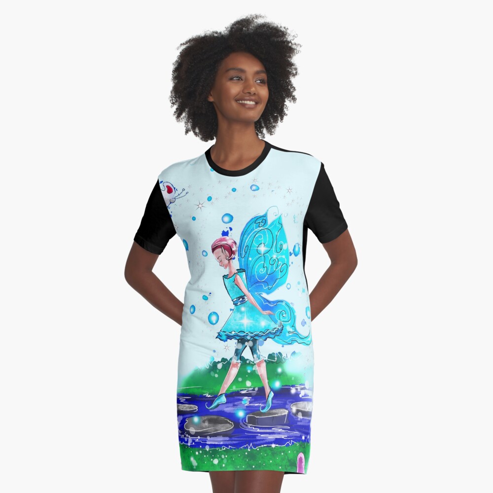 Item preview, Graphic T-Shirt Dress designed and sold by TeelieTurner.
