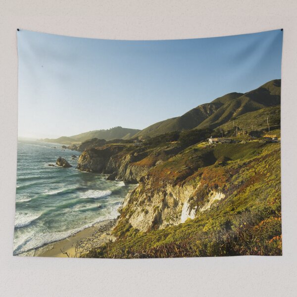 Item preview, Cliffed coast of the Pacific coastline of California designed and sold by OrcaNature.