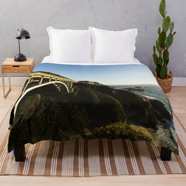 Item preview, View of bridge, Pacific Coast Highway, Scenic State Route 1, a major north-south state highway that runs along most of the Pacific coastline of California designed and sold by OrcaNature.