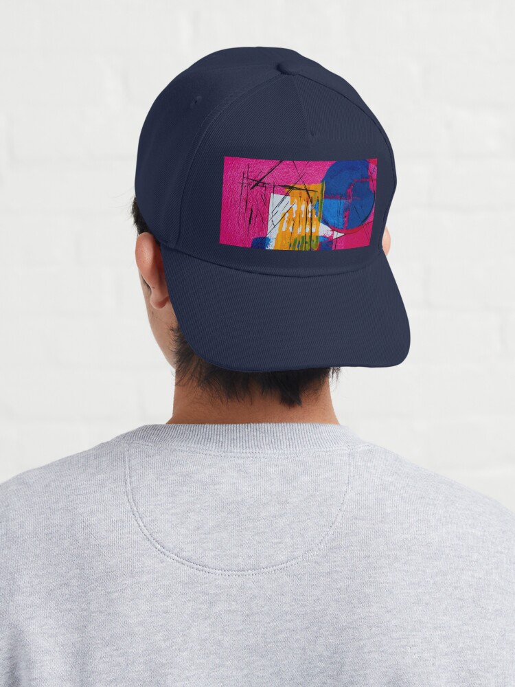 Alternate view of Abstract Pink Cap