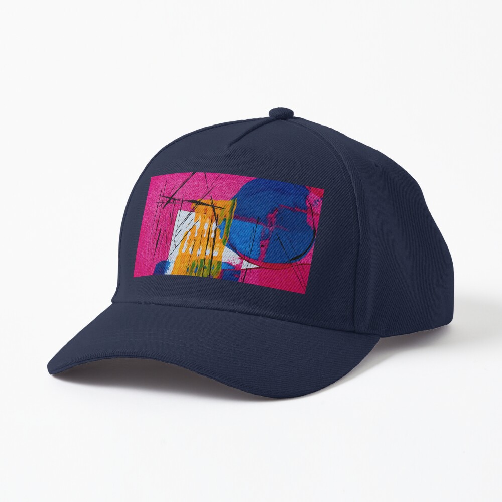 Abstract Pink Cap