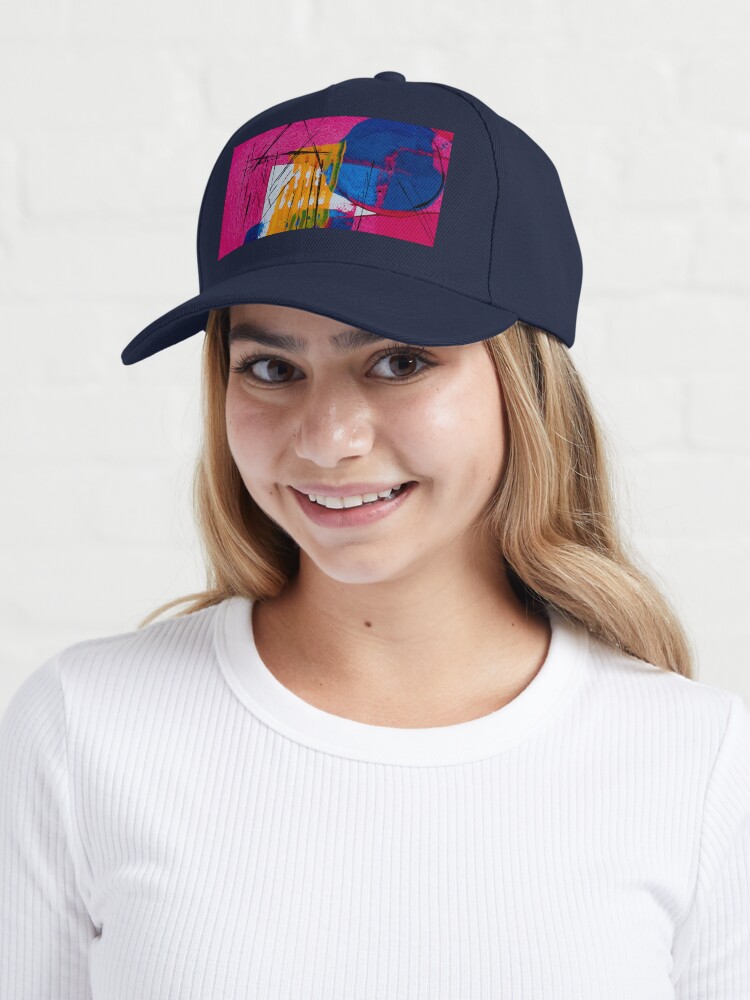 Alternate view of Abstract Pink Cap