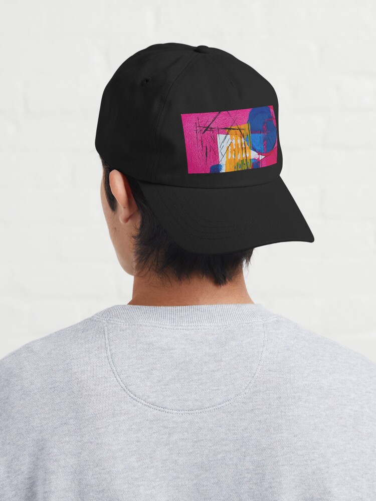 Alternate view of Abstract Pink Cap