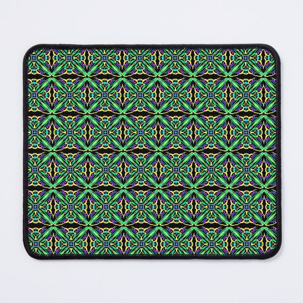 Item preview, Green emerald mandala freeform pattern designed and sold by Kassera.