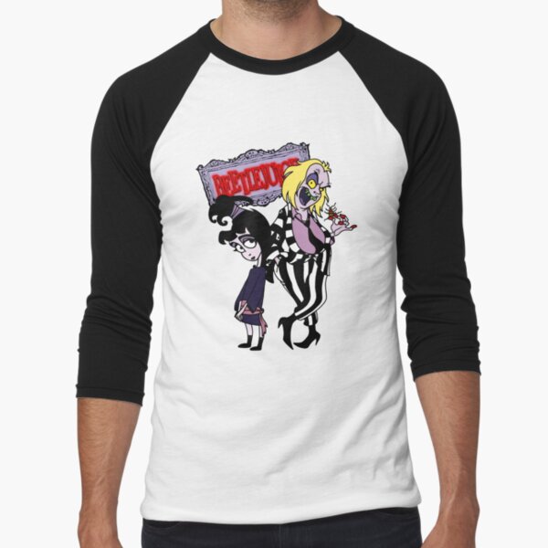 Beetlejuice - Lydia & Beetlejuice Group 01 Baseball ¾ Sleeve T-Shirt