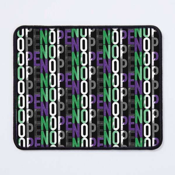 Item preview, NOPE Aro Ace Genderqueer designed and sold by Amy's Not Dead Yet.