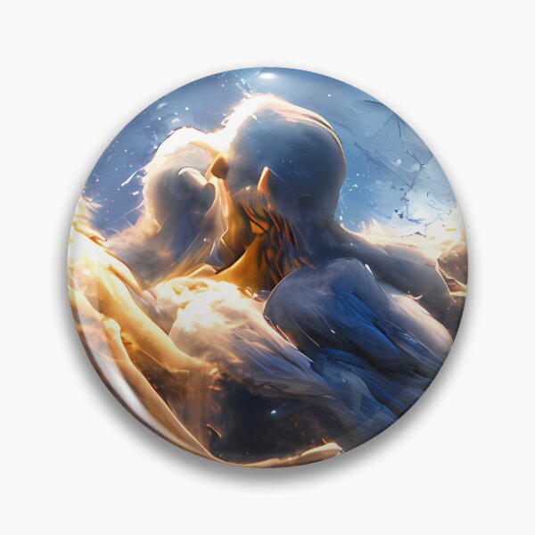 Item preview, Lovers Whispering Around Clouds (Exquisite Corpse Series) designed and sold by artistsjourney.