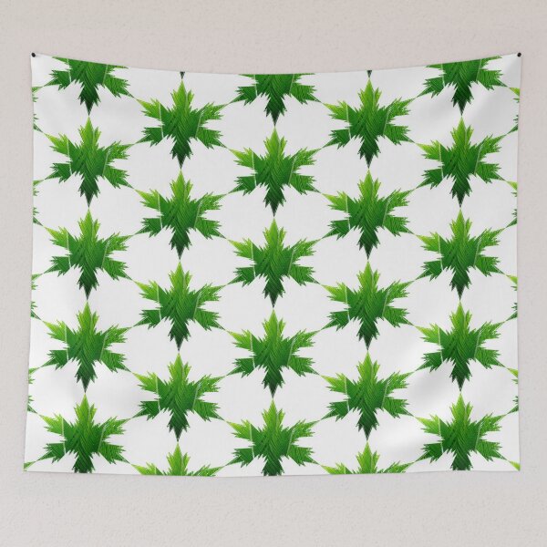 Item preview, Snowflakes Star Green palm leaves by Iritof designed and sold by iritof.