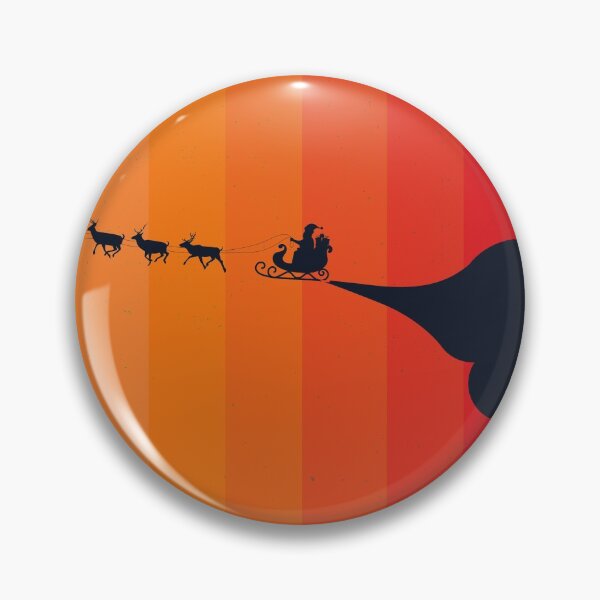 Item preview, Vintage sunset Santa Is Coming Merry Christmas  2021 designed and sold by Faty-Za.