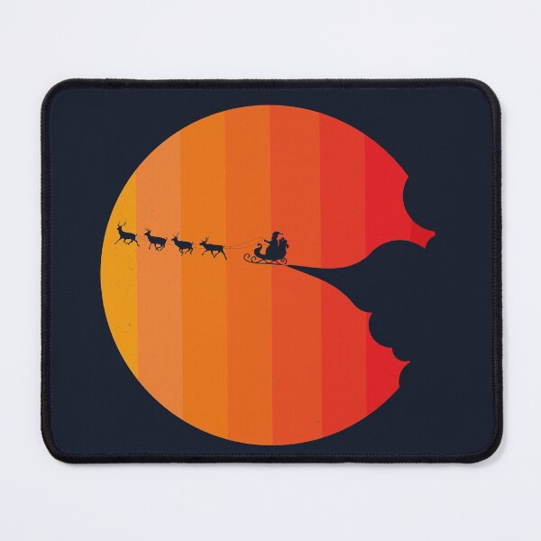 Item preview, Vintage sunset Santa Is Coming Merry Christmas  2021 designed and sold by Faty-Za.