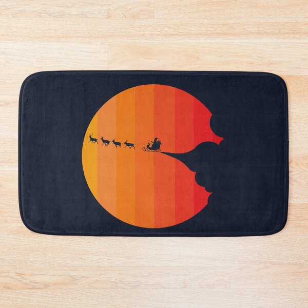 Item preview, Vintage sunset Santa Is Coming Merry Christmas 2021 designed and sold by Faty-Za.