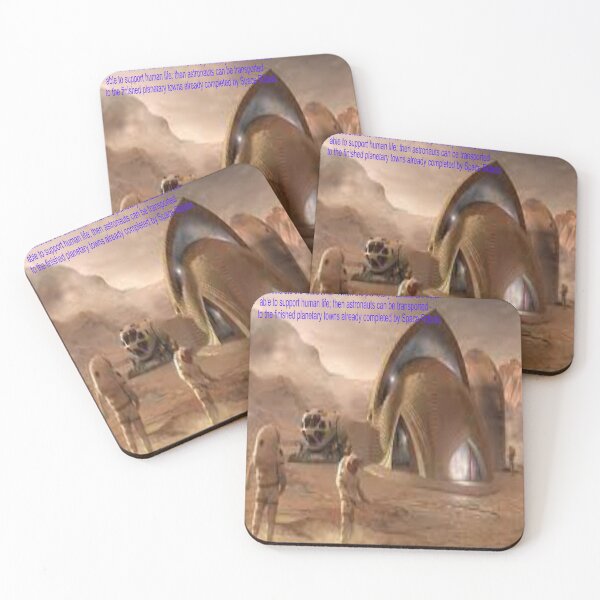 Item preview, Planetary or Moon Habitat Art designed and sold by Alicefish.