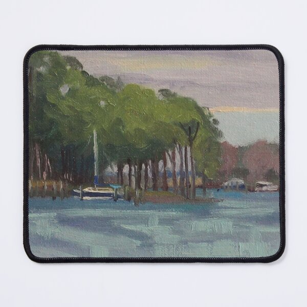 Item preview, Moored Boat at Henderson Beach Florida designed and sold by GoldsmithGifts.