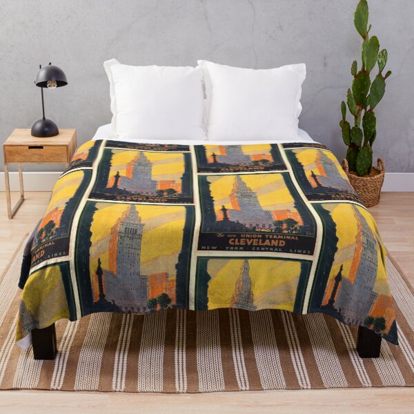 Item preview, Union Terminal Cleveland - Leslie Ragan 1930 - Vintage Travel designed and sold by Culturio.