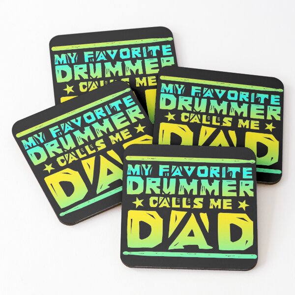 Item preview, My Favorite Drummer Calls Me Dad designed and sold by Scottees.