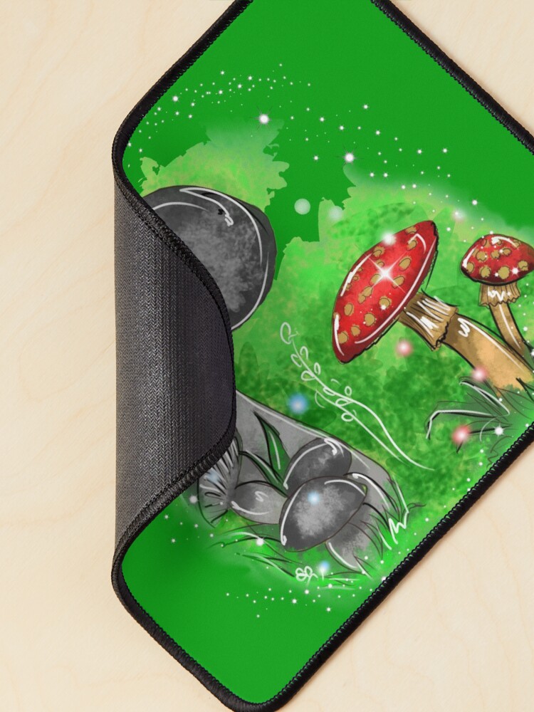 Thumbnail 2 of 5, Mouse Pad, Tivona Keeper Of The Mushrooms ™ designed and sold by TeelieTurner.