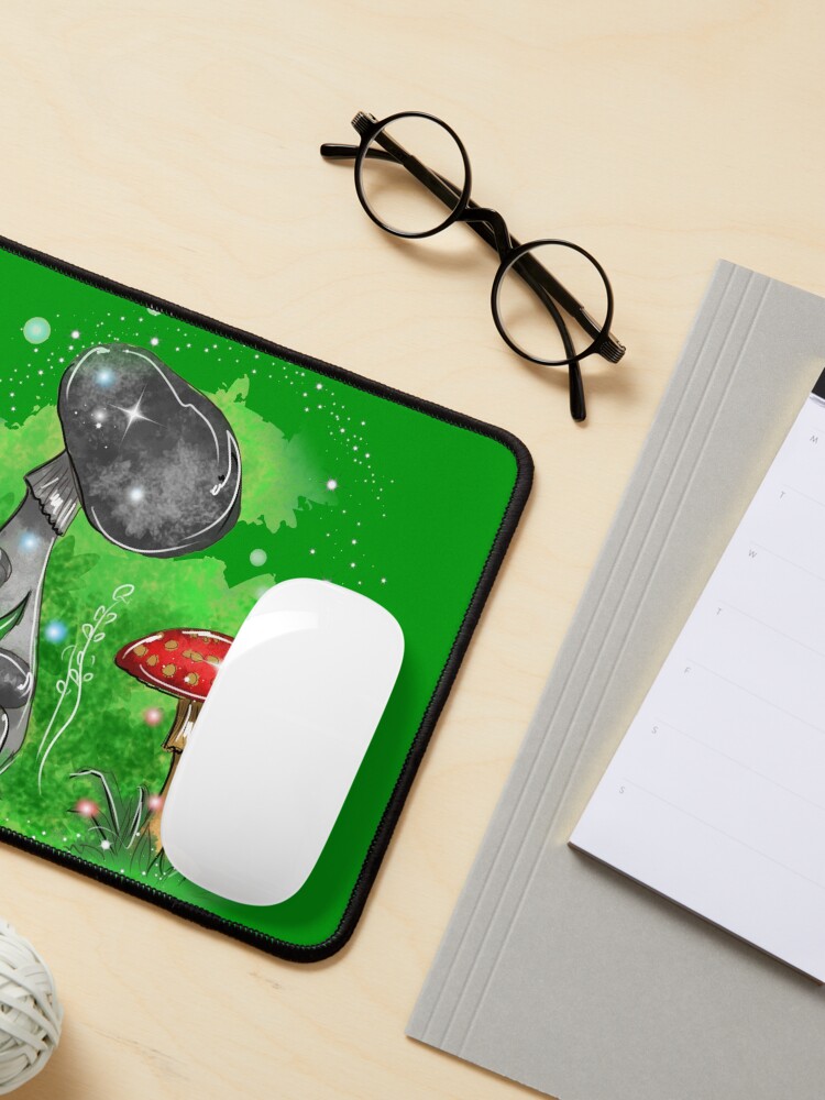 Thumbnail 3 of 5, Mouse Pad, Tivona Keeper Of The Mushrooms ™ designed and sold by TeelieTurner.